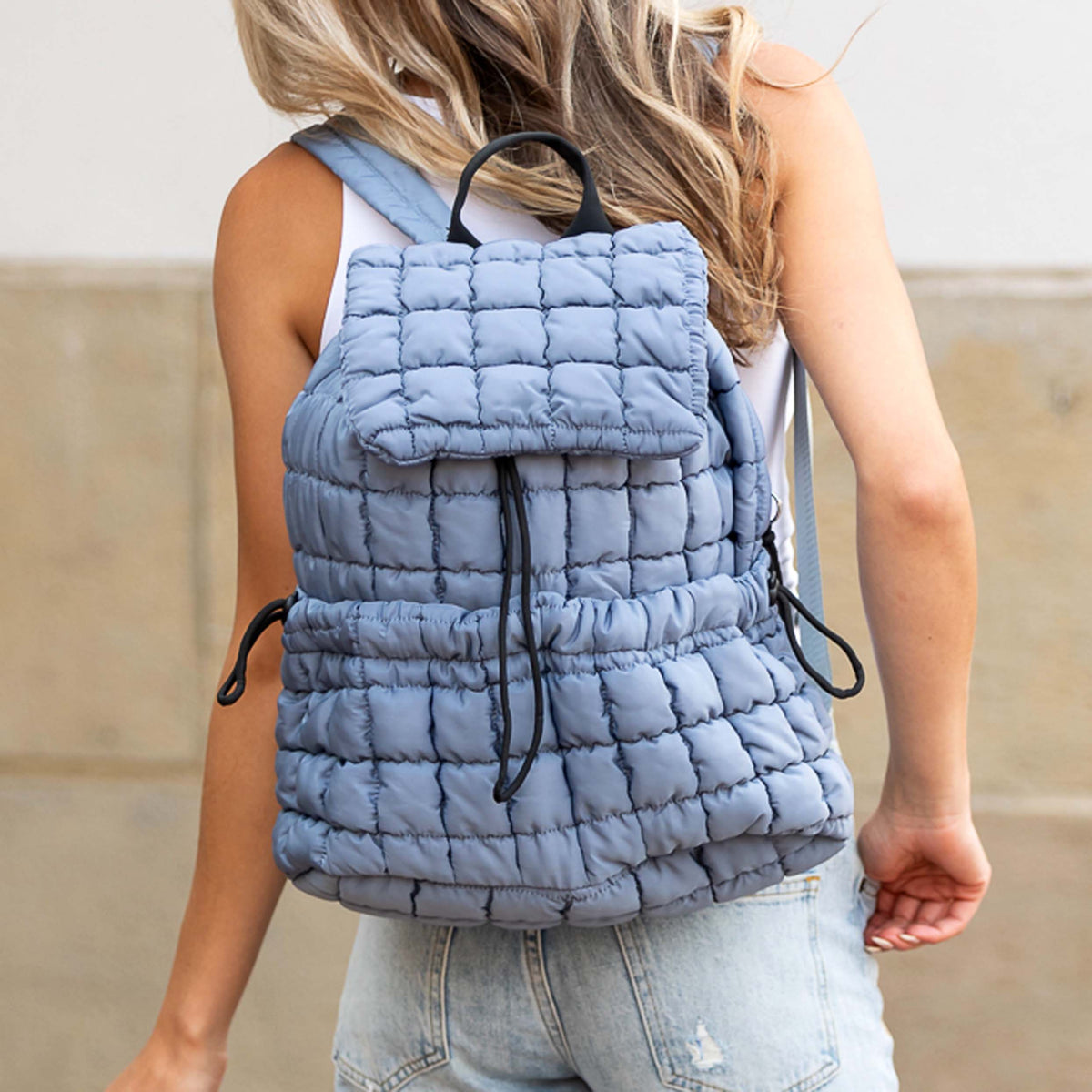 Women's Stevie Quilted Puffer Backpack – Casual Everyday Bag