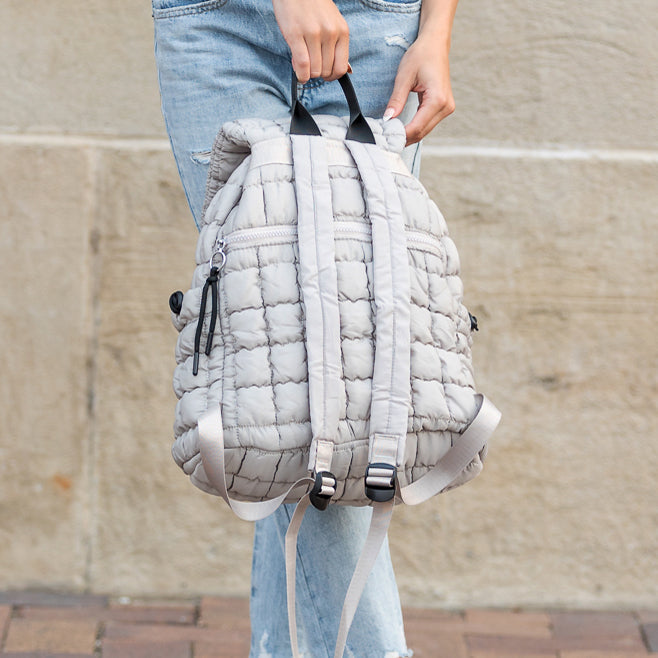 Women's Stevie Quilted Puffer Backpack – Casual Everyday Bag
